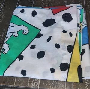 2 Bibb Company Vintage Dalmation Curtain Panels 63x41